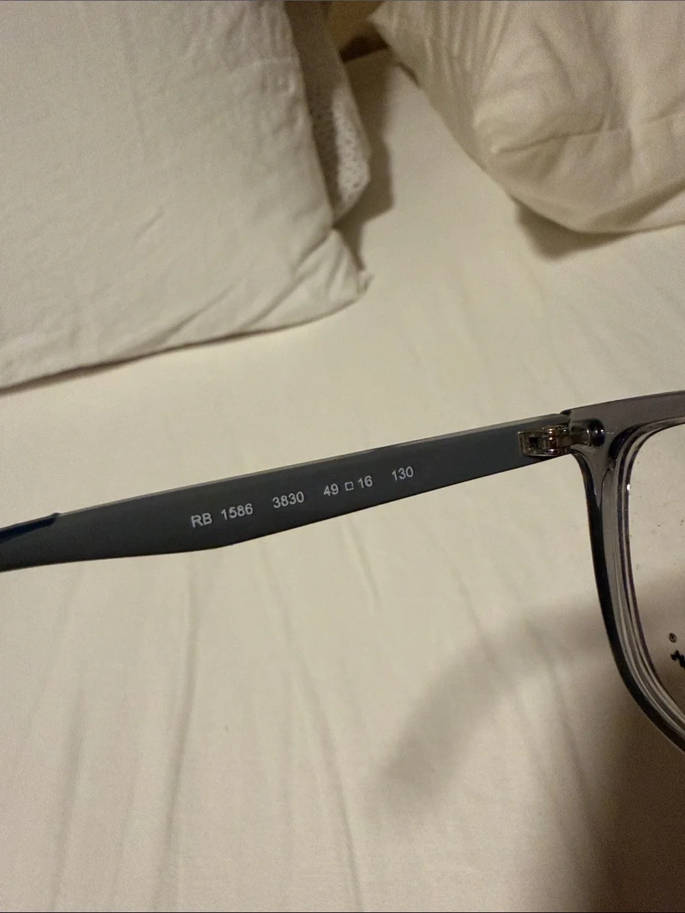 Glasses on Bed